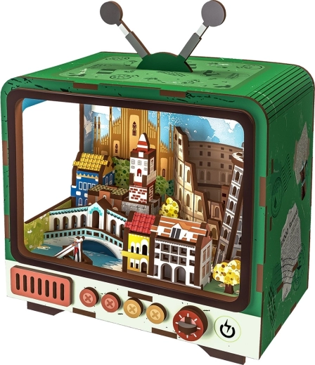 2Kids Toys 3D fa kirakó retro TV Velence