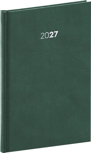 Notique heti határidőnapló Balakon 2027 zöld 15 × 21 cm