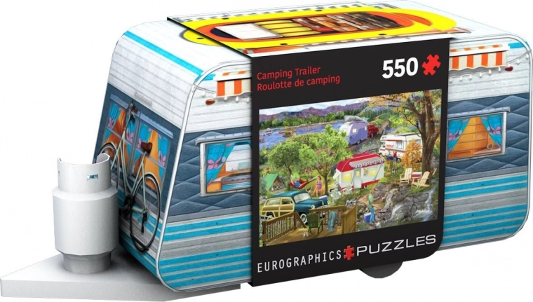Puzzle fém dobozban Karaván - 550 darab