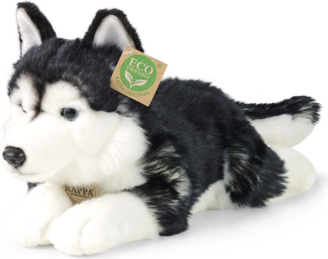 Öko-barát plüss Husky kutya 36 cm