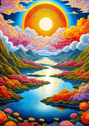 Enjoy puzzle folyamatos napfelkelte 1000 darabos