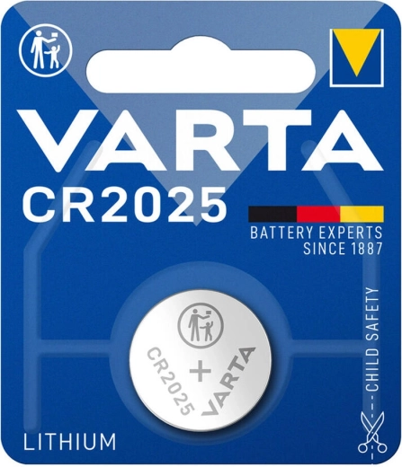 Lítium gombelemes CR2025 Varta