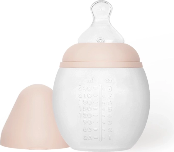 Élhée antikólikás cumisüveg 240 ml nude – 1 db