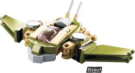 Építőkészlet Sluban Land Force Királya - Katonai Robot
