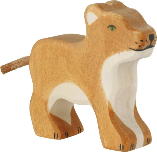 Holztiger kis, álló oroszlán – 1 darab
