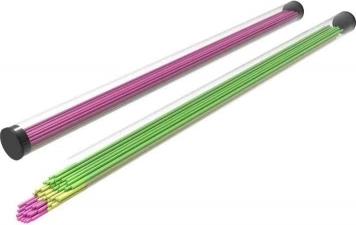 PCL Pro filament 3D tollhoz Basic – 15 m készlet: rózsaszín, sárga, zöld