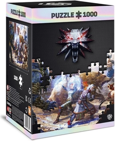 GOOD LOOT Puzzle – Vaják: Geralt és Triss a csatában, 1000 darab