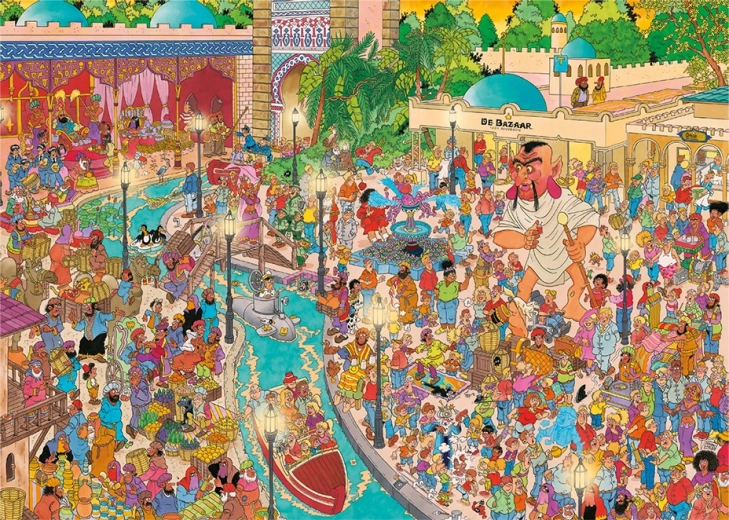 JUMBO puzzle Jan van Haasteren – Fata Morgana, 1000 darab