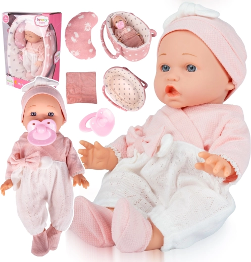 Baba 30 cm hordozóban