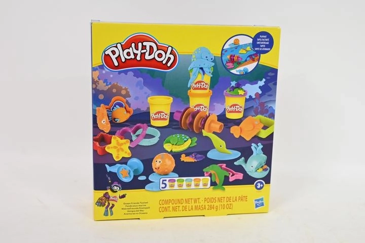 Play-Doh óceános gyurmakészlet 5 tégellyel és kiegészítőkkel