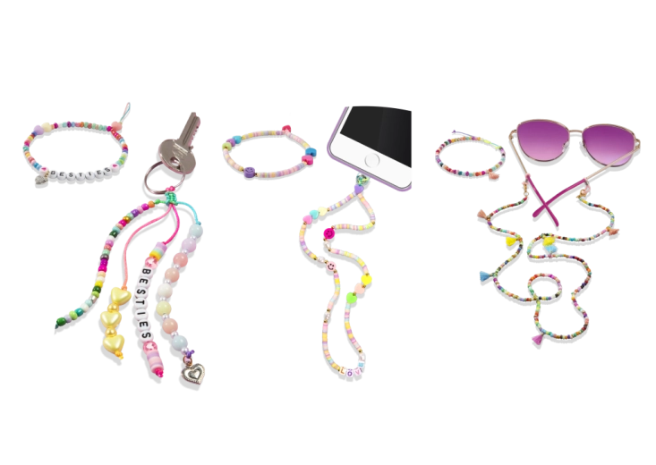 Személyre szabás betűkkel és charmokkal