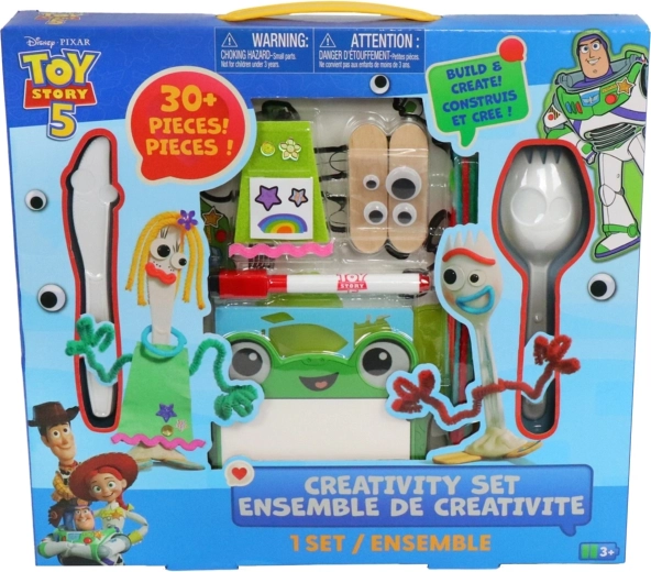 Disney Pixar Toy Story 5 kreatív készlet Forky és Karen Beverly figurák készítéséhez
