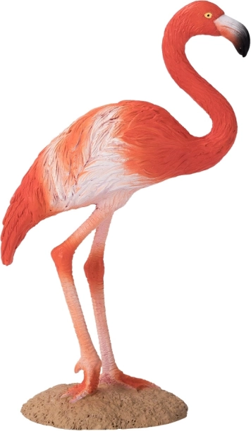 Mojo karibi flamingó figura – valósághű műanyag modell