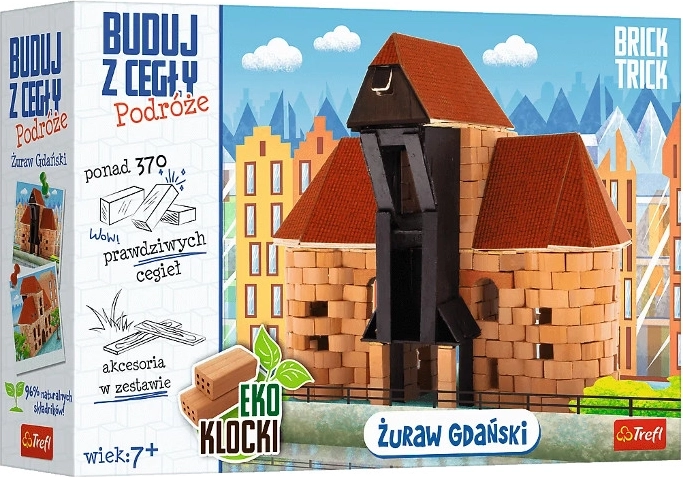 Brick Trick utazások: Żuraw Gdańskból – mini modell valódi téglákból