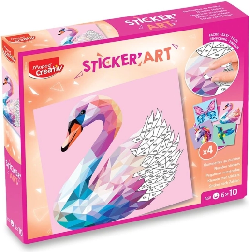 Maped kreatív készlet Sticker' Art – elegáns teremtmények