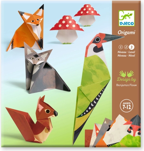 DJECO origami varázslatos erdő