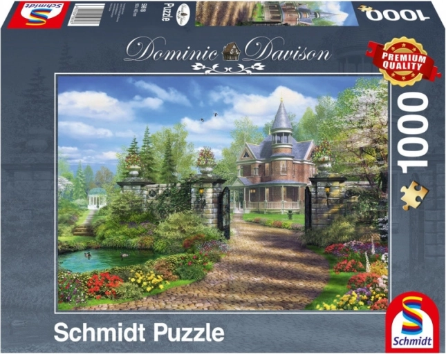 Puzzle Idilli vidéki porta 1000 darab SCHMIDT