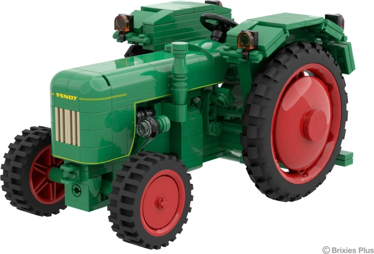 Építőjáték BRIXIES Plus Fendt Dieselross F28 Classic Club