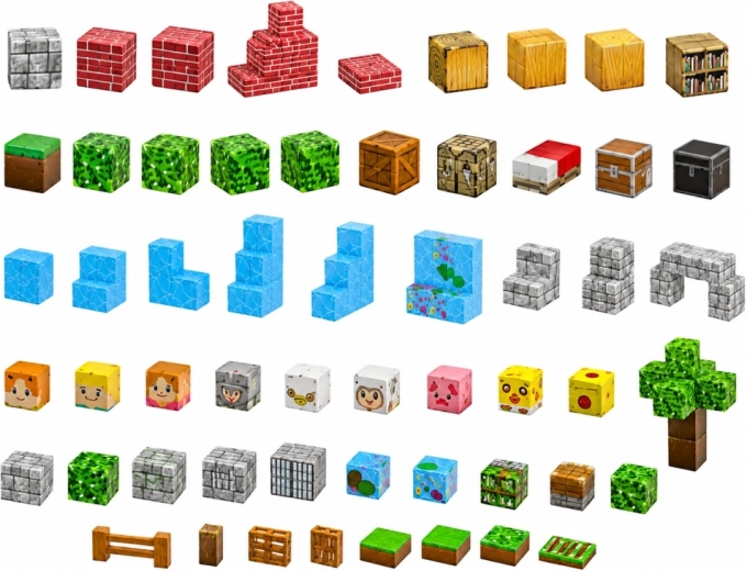 Pixeles nyomatok: nyersanyagok, szereplők és állatkák