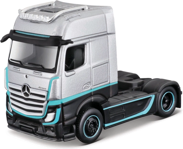 Maisto Mercedes-Benz Actros 1851 custom rigs ezüst-fekete 1:64