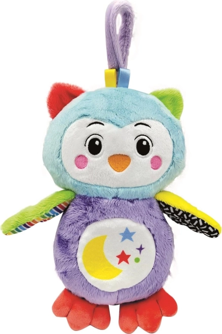 Jó éjt plüss bagoly fénnyel a Clementoni BABY-tól