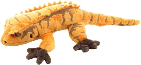 Plüss tarajos gekkó 30 cm