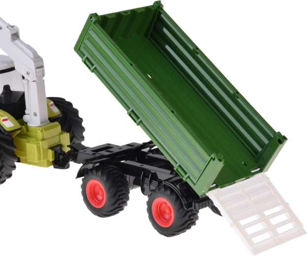 Leválasztható pótkocsi billentéssel és oldalfalakkal