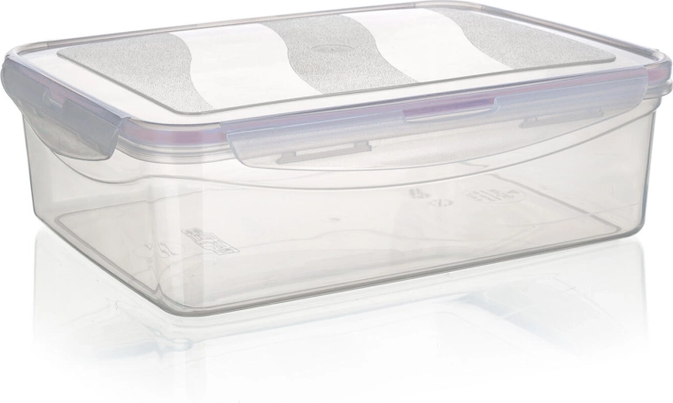 Hermetikus doboz LARA 4,4 l téglalap alakú műanyag