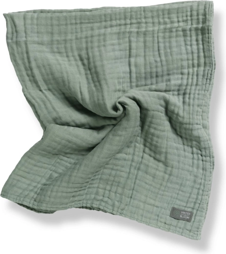 Vinter & Bloom organikus muszlin takaró layered jade green – 1 db
