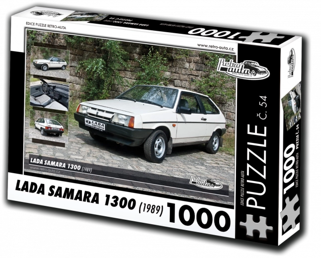 Puzzle RETRO-AUTÓK: Lada Samara 1300 - 1989 - 1000 darab
