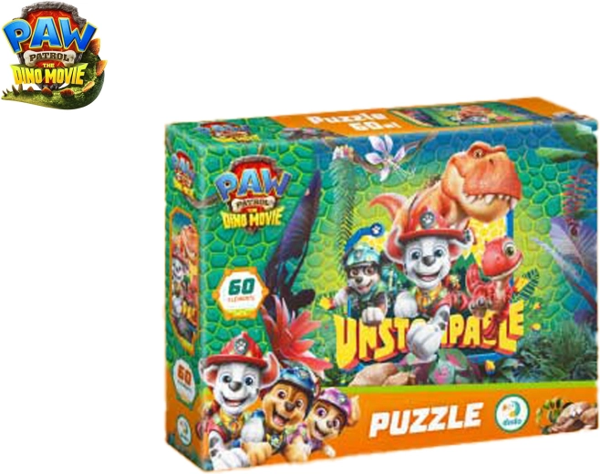 Puzzle Paw Patrol: The Dino Movie, 60 darab, 32 × 23 cm