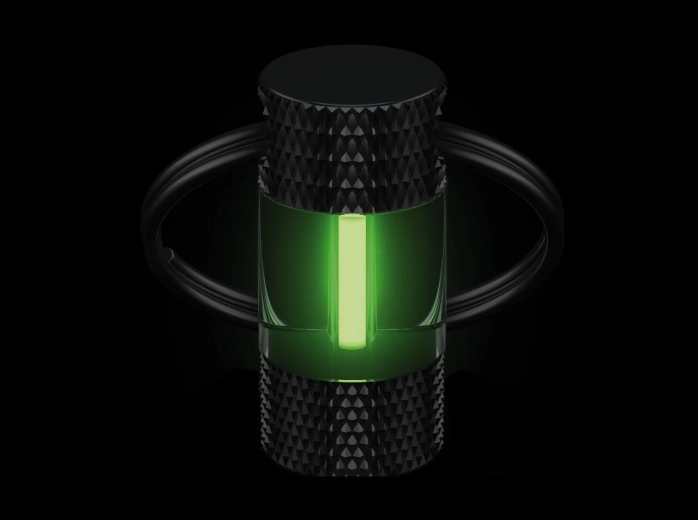 Böker Plus Mini Glow zöld, elemes nélküli kulcstartó függő