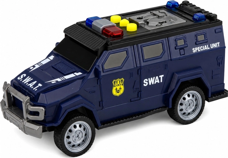Strapabíró SWAT megjelenés és feltűnő jelölések