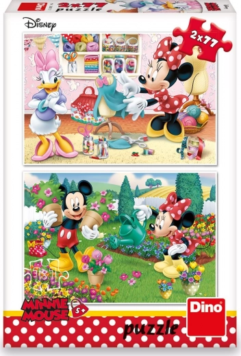 Puzzle DISNEY Minnie Mouse – 2×77 darab