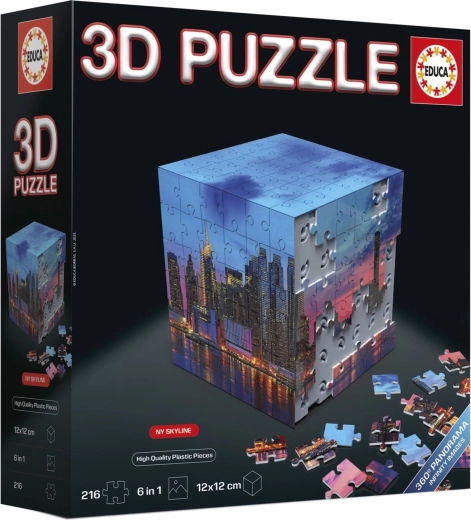 Educa 3D puzzle kocka New York 216 darab