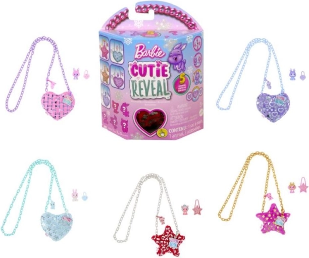 Barbie Cutie Reveal plüss táska
