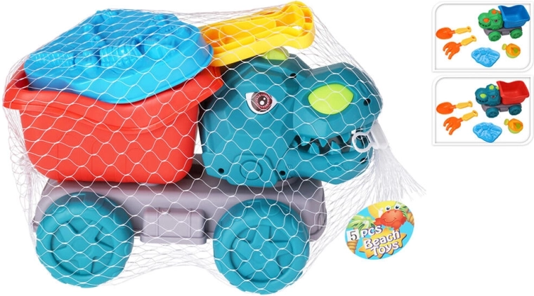 Gyermek kerti készlet teherautóval, 5 darabos