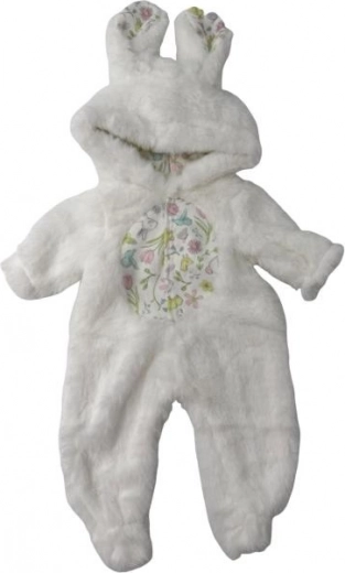 Nyuszi kezeslábas babáknak 40-43 cm