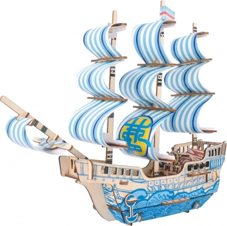 WOODCRAFT Álomhajó fa 3D puzzle
