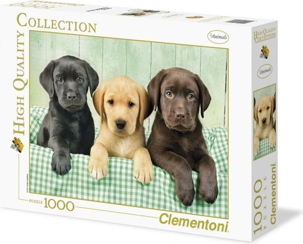 Puzzle 1000 darabból Három Labrador