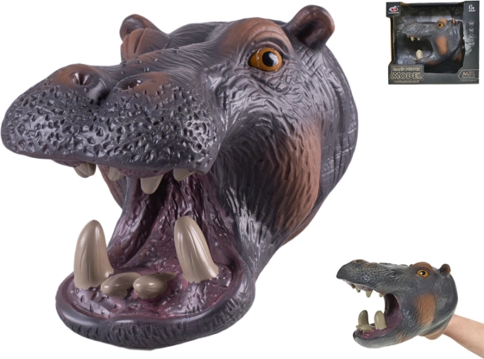 Kesztyűbáb víziló 18 cm