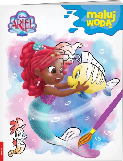 Disney Ariel vízzel festhető kifestő