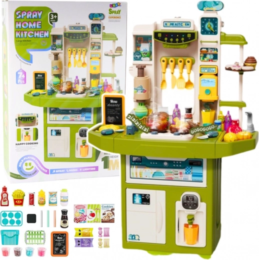 Gyerek konyha fényekkel, hangokkal és tartozékokkal – 71 db