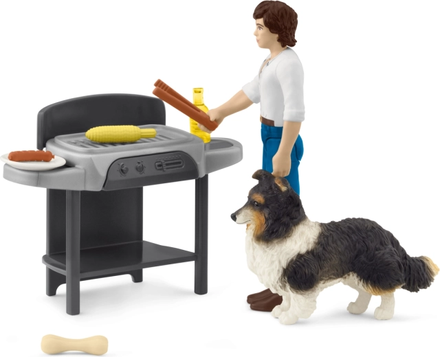 Tom grillpartija – minifigura-játékkészlet gyerekeknek