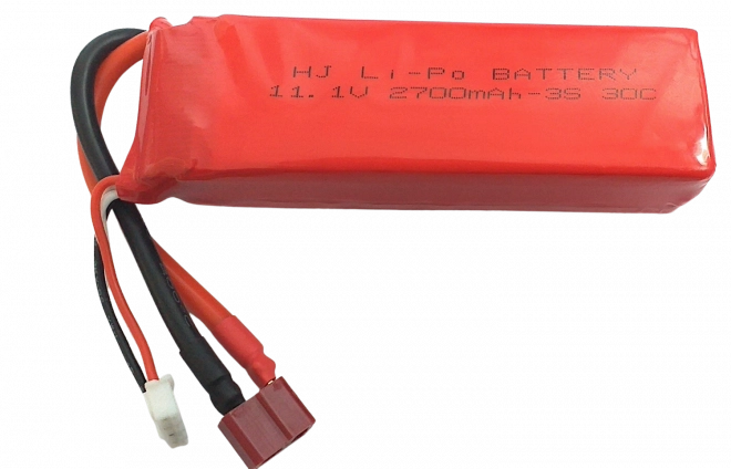 11,1 V 2700 mAh akkumulátor RC modellekhez