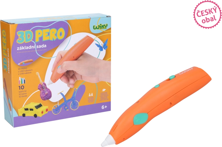 WIKY narancssárga 3D toll alap készlettel