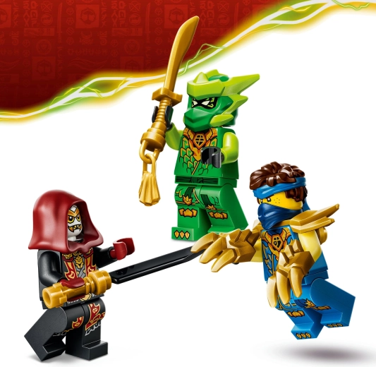 Három NINJAGO minifigura