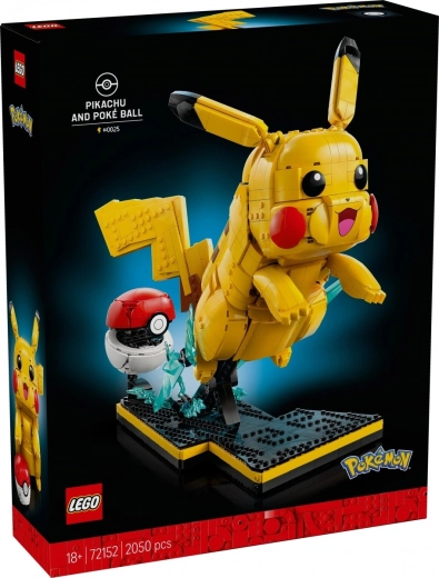 LEGO Pokémon Pikachu és a Pokélabda – gyűjthető modell