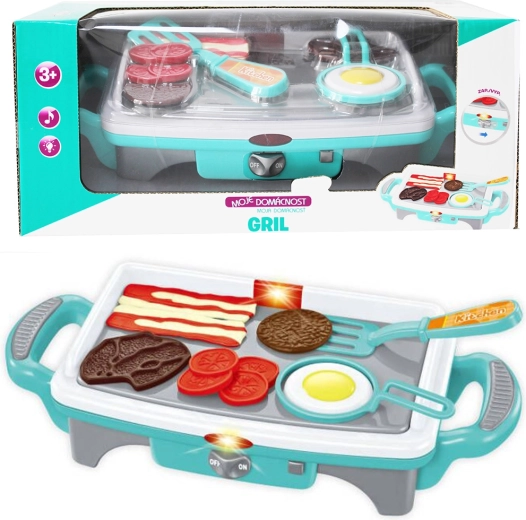 Elektromos gyerek grillsütő tartozékokkal MOJE DOMÁCNOST