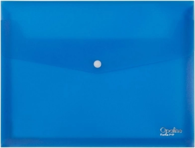 Opaline A4 térbővülő mappa patentos záródással, kék, 5 darabos csomag